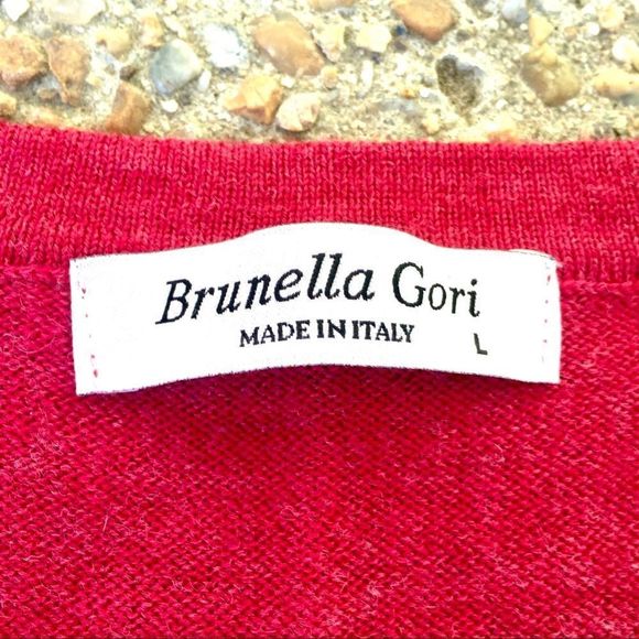 Brunella Gori Women’s 100% Extrafine Italian Merino Wool Sweater Size Large L - Picture 2 of 5